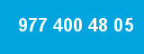 977 400 48 05 977 400 48 05